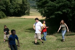 Juni 2008 beim Fussball spielen
