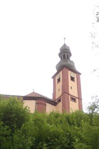 Blick auf die Kirche