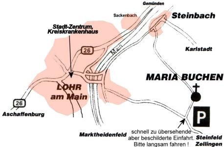 Detail - so erreichen Sie Mariabuchen