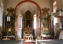 Innenansicht der Wallfahrtskirche Innenansicht der Wallfahrtskirche