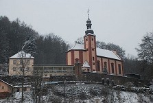 Die Wallfahrtskirche im Winter Die Wallfahrtskirche im Winter